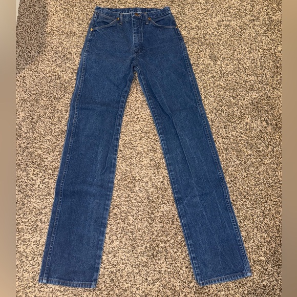 Wrangler Mens Blue Denim Jeans - Picture 1 of 4
